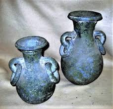 Buy 2 Rustic/primitive Style Vessels Online in India - Etsy