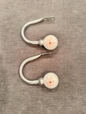 White Ceramic Antique Hooks, Brackets & Curtain Rods for sale | eBay