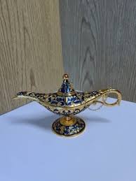 Blue and Gold Lamp | eBay