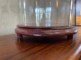 Big Glass Lintel Around 1900 /Globe/ Cloche For Sale at 1stDibs | globe cloche, round lintel