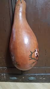 Late 20th Century Amish Folk Art Gourd Birdhouse | Chairish
