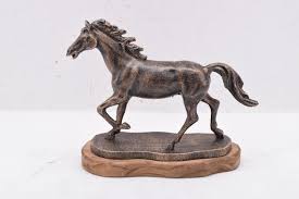 Horse Cast Iron Sculpture Figurine Figure Gift Vintage Style ...