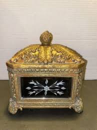 Stratford Antique Trinket/jewelry/ Keepsake Box Storage ...