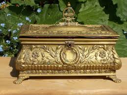 Antique 19th Century French Louis XV Brass Plated Bombe ...