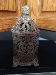 Home Goods resin cast lidded container Vintage Other