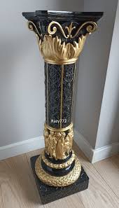 Greek Decorative Column Varnished Säule Sockel Römisch ...