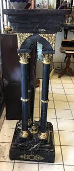 Incredible Neo Classical Marble and Bronze Pedestal For Sale ...