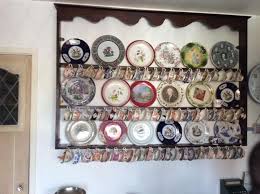 My husband Tony made this plate rack out of the top of an ...