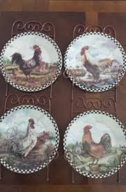 Four decorative plates w roosters for Sale in Virginia Beach, VA - OfferUp
