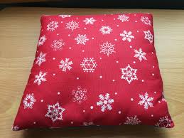 Vtg American Girl Doll Size 7”x 7” Pillow~Winter Teddy Bear ...