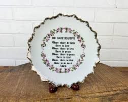 Vintage This is My House Display Wall Plate With Quote This is My House and I Do as I Darn Please Unique New House Gift Plate Wall Decor - Etsy