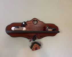 Vintage Wood Wall Shelf With Heart Cutout – Country Farmhouse Peg Shelf | Cottagecore Wall Storage- Dark Green Detail - Etsy