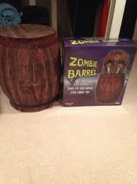 SPIRIT HALLOWEEN RARE ZOMBIE IN A BARREL WITH ORIGINAL BOX | #814634205