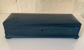 Vintage Hand Painted Trinket and Pencil Box (A46) - Etsy