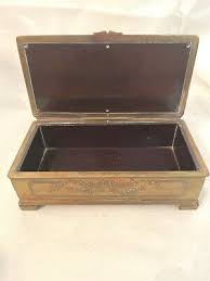 Antique Jennings Brothers High Relief Figural Brass Lined Box/Casket | eBay