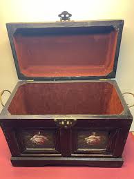 Antique Wooden Chest Box - Etsy