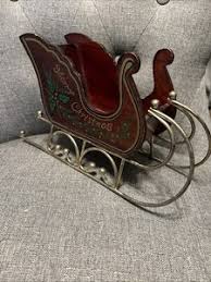Vintage Wood Sleigh | eBay