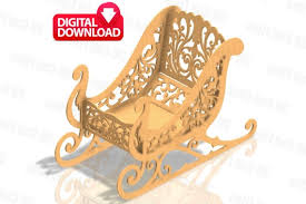 Santa Sleigh Cnc Cutting for Christmas - Digital Files ...