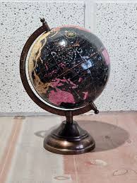 Zodiac Globe, Old World Globe, Vintage Felt Background ...