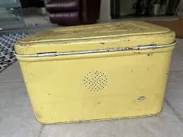 Antique Metal Bread Box | eBay