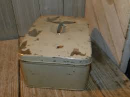 Vintage Metal Box, Storage Box, Picnic Box, Vintage Home ...