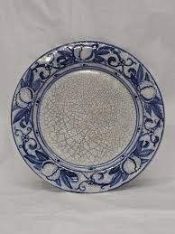 Antique Dedham Pottery 8.5 In Plate #4 Blue Mark | eBay