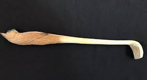 Unique Hand Carved Wooden Siamese Cat Back Scratcher | eBay