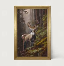 Majestic Buck [framed Print] Bring the Essence of the Woods ...