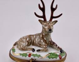 Vintage Rochard Limoges Reindeer - Etsy