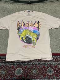 2022 Def Leppard High N' Dry Shirt Pink Peach Color Medium ...