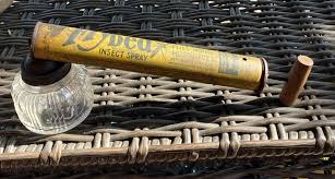 1940's Flyded Insect Sprayer Embossed Glass Version | eBay