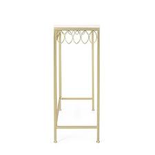 Christopher Knight Home Breu Console Table, Gold + White : Amazon.ca: Home