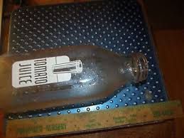 Antique TOMATO Juice Bottle Clear Glass Square Shape Thick Glass Heavy Farm | eBay