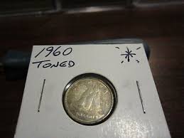 TONED - 1960 - Canada - 10 cent coin - silver Canadian dime ...