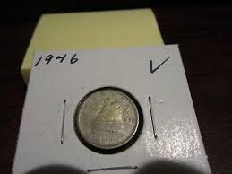 1946 - Canada - circulated 10 cent coin - silver Canadian ...