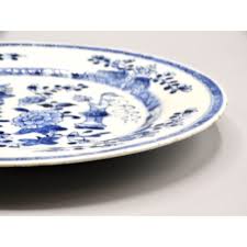 Antique Dutch Delft Chinoiserie Plate Blue & White | Chairish