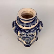 Gzhel Blue White Porcelain Samovar Vase - Etsy New Zealand