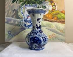 Vintage Delft Holland Dutch Chinoiserie Ginger Jar - Etsy