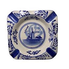 Vintage Delft Ashtray TS Holland Souvenir Blue and White Ceramic Dish - Etsy