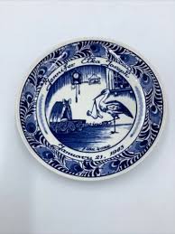 Delft January 1983 Birth Commemorative Plate Massachusetts ...