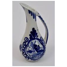 Delfts Blue Miniature Pitcher Creamer Holland. For Sale at Ruby Lane
