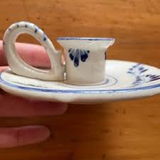 Delft Blue Pottery / Ceramic Candlestick Holder, Traditional Style and Hand Painted - Etsy Ireland