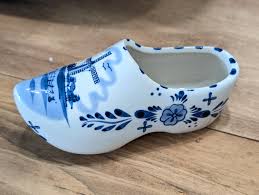 Vintage Blue Delft Clog Pottery Shoes Made in Holland - Etsy