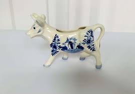 Delft Blue Ceramic Cow Creamer, Milk Jug, Holland House, Hand Painted Dutch Cow, Kitchen Decor, Kitchen Ware - Etsy Denmark