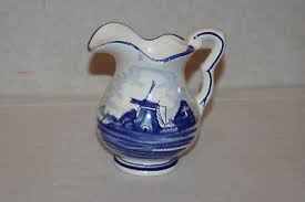 Vintage Delft Blue Pitcher Hand Painted - DAIC | eBay