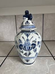 Vintage Delft Blue Handpainted Made In Holland Container ...