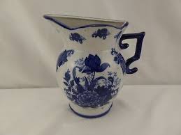 Blakeney Ironstone Reproduction Flow Blue Wall Pocket ...