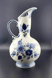 Royal Goedewaagen Handled Blue Delft Vase/pitcher ...