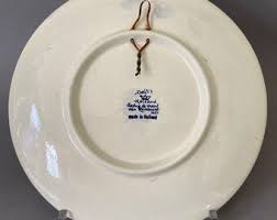 Vintage Delftware Plate: Hand-painted Rembrandt Portrait ...