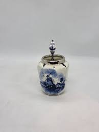 Vintage Handpainted Delfts Blue Holland Sugar Bowl and a ...
